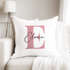 Kissen-Bezug Monogramm Kissen-Hülle mit Namen Initiale Design Pastellfarben Baumwolle personalisierte Geschenke Dekokissen SpecialMe®preview