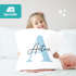 Kissen-Bezug Monogramm Kissen-Hülle mit Namen Initiale Design Pastellfarben Baumwolle personalisierte Geschenke Dekokissen SpecialMe®preview