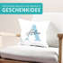 Kissen-Bezug Monogramm Kissen-Hülle mit Namen Initiale Design Pastellfarben Baumwolle personalisierte Geschenke Dekokissen SpecialMe®preview