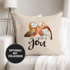 Kissen-Bezug Owl I need is you All i need is you Eule Liebe Spruch Kissen-Hülle Deko-Kissen Baumwolle MoonWorks®preview