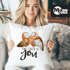 Kissen-Bezug Owl I need is you All i need is you Eule Liebe Spruch Kissen-Hülle Deko-Kissen Baumwolle MoonWorks®preview