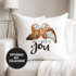 Kissen-Bezug Owl I need is you All i need is you Eule Liebe Spruch Kissen-Hülle Deko-Kissen Baumwolle MoonWorks®preview