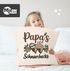 Kissen-Bezug Papas Schnarchecke Faultier Aufdruck Geschenkidee für Väter Großvater Kissen-Hülle Deko-Kissen Baumwolle MoonWorks®preview