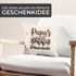 Kissen-Bezug Papas Schnarchecke Faultier Aufdruck Geschenkidee für Väter Großvater Kissen-Hülle Deko-Kissen Baumwolle MoonWorks®preview
