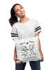 Kissen-Bezug Personalisierbares Doodle Pärchen Kissen-Hülle mit Namen Baumwolle personalisierte Geschenke Dekokissen SpecialMe®preview