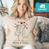 Kissen-Bezug Personalisierbares Liebespaar Strichmännchen Kissen-Hülle mit Namen Baumwolle Geschenke Dekokissen SpecialMe®preview