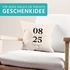 Kissen-Bezug personalisiert Hochzeit mit Namen und Datum Hochzeitsgeschenk Geschenkidee Jahrestag Kissenhülle SpecialMe®preview