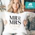 Kissen-Bezug personalisiert Hochzeit mit Namen und Datum Schriftzug Mr und Mrs Hochzeitsgeschenk Kissenhülle SpecialMe®preview