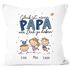 Kissen-Bezug personalisiert Kinder-Namen Glück ist einen Papa wie dich zu haben Geschenk Vatertag SpecialMe®preview