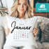 Kissen-Bezug personalisiert Liebe Kalender Datum und Wunschnamen Herz Geschenk Hochzeit Jahrestag SpecialMe®preview