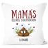 Kissen-Bezug personalisiert Mama's kleine Scheißerchen und anpassbare Namen Kackhaufen Geschenk Muttertag MoonWorks®preview