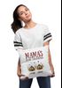 Kissen-Bezug personalisiert Mama's kleine Scheißerchen und anpassbare Namen Kackhaufen Geschenk Muttertag MoonWorks®preview