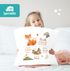 Kissen-Bezug personalisiert mit Name Datum Gewicht Fuchsmotiv KoalaGeburtskissen Geschenk Geburt Baby SpecialMe®preview