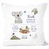 Kissen-Bezug personalisiert mit Name Datum Gewicht Fuchsmotiv KoalaGeburtskissen Geschenk Geburt Baby SpecialMe®preview