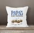 Kissen-Bezug personalisiert Papa's kleine Scheißerchen bis zu 4 anpassbare Namen Kackhaufen Geschenk Vatertag MoonWorks®preview