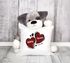 Kissen-Bezug Personalisiertes Herz-Motiv für Paare Kissen-Hülle mit Namen Datum Baumwolle personalisierte Geschenke Dekokissen SpecialMe®preview