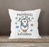 Kissen-Bezug Pinguengel Engel Pinguin Schutzengel mit Name Namenstasse Glücksbringer Geschenk Dekokissen SpecialMe®preview