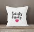 Kissen-Bezug Schatzersatz Schatz Ersatz Valentinstag Liebe Geschenk Kissen-Hülle Deko-Kissen Baumwolle MoonWorks®preview
