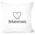 Kissen-Bezug Schatzersatz Schatz Ersatz Valentinstag Liebe Geschenk Kissen-Hülle Deko-Kissen Baumwolle MoonWorks®preview