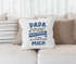Kissen-Bezug Spruch Für dich das Beste Geschenk zu finden personalisiert mit Namen Geschenk Papa Kinder Tochter Sohn SpecialMe®preview