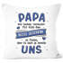 Kissen-Bezug Spruch Für dich das Beste Geschenk zu finden personalisiert mit Namen Geschenk Papa Kinder Tochter Sohn SpecialMe®preview