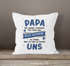 Kissen-Bezug Spruch Für dich das Beste Geschenk zu finden personalisiert mit Namen Geschenk Papa Kinder Tochter Sohn SpecialMe®preview