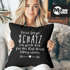 Kissen-Bezug Spruch Keine Sorge Schatz Spruch lustig Geschenk Liebe Hochzeitstag Valentinstag MoonWorks®preview