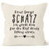 Kissen-Bezug Spruch Keine Sorge Schatz Spruch lustig Geschenk Liebe Hochzeitstag Valentinstag MoonWorks®preview