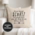 Kissen-Bezug Spruch Keine Sorge Schatz Spruch lustig Geschenk Liebe Hochzeitstag Valentinstag MoonWorks®preview