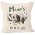 Kissen-Bezug Spruch Mama/Papas Relaxkissen Panda Geschenke für Eltern Dekokissen SpecialMe®preview