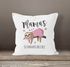 Kissen-Bezug Spruch Mamas Schnarchecke Faultier Geschenk zum Muttertag Geburtstag Weihnachten SpecialMe®preview