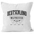 Kissen-Bezug WM Deko Fußball Deutschland Weltmeistser Adler Kissen-Hülle Deko-Kissen Baumwolle MoonWorks®preview