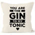 Kissen-Bezug You are the Gin to my Tonic Spruch Liebe Liebeserklärung Geschenk Valentinstag Weihnachten Moonworks®preview