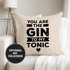 Kissen-Bezug You are the Gin to my Tonic Spruch Liebe Liebeserklärung Geschenk Valentinstag Weihnachten Moonworks®preview