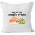 Kissen-Bezug You are the Wasabi to my Sushi Valentinstag Geschenk Kissen-Hülle Deko-Kissen Baumwolle MoonWorks®preview