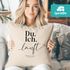 Kissen-Bezug zur Hochzeit mit Namen Datum Spruch Du Ich läuft  Hochzeitsgeschenk Kissenhülle SpecialMe®preview