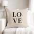 Kissen-Bezug  zur Hochzeit mit Namen und Datum Schriftzug Love Hochzeitsgeschenk Kissenhülle SpecialMe®preview