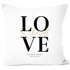 Kissen-Bezug  zur Hochzeit mit Namen und Datum Schriftzug Love Hochzeitsgeschenk Kissenhülle SpecialMe®preview