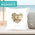Kissen-Bezug zur Hochzeit personalisiert mit Namen und Datum Herz-Design Hochzeitsgeschenk Kissenhülle SpecialMe®preview