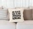 Kissen-Bezug Zur Realität habe ich nur sporadisch Kontakt Spruch Sprüche Quote Fun Kissen-Hülle Deko-Kissen Baumwolle MoonWorks®preview