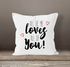 Kissenbezug all of me loves all of you 40x40  Baumwolle MoonWorks®preview