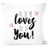 Kissenbezug all of me loves all of you 40x40 Baumwolle MoonWorks®preview