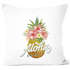 Kissenbezug Ananas Aloha Hawaii Blumen Pineapple Tropical Summer Jungle Paradise Hummingbird Kissen-Hülle Deko-Kissen quadratisch Baumwolle Autiga®preview