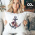 Kissenbezug Anker Blumen Wasserfarben Anchor Flowers Watercolor Kissen-Hülle Deko-Kissen Baumwolle Autiga®preview