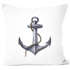 Kissenbezug Anker Blumen Wasserfarben Anchor Watercolor Kissen-Hülle Deko-Kissen Baumwolle Autiga®preview