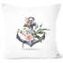 Kissenbezug Anker Blumen Watercolor Baumwolle Autiga®preview