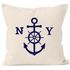Kissenbezug Anker Steuerrad Anchor Steering Wheel 40x40 Baumwolle Autiga®preview