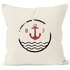 Kissenbezug Anker Vintage Kissenhülle Dekokissen 40x40 Baumwolle Autiga®preview