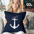 Kissenbezug Anker Vögel Anchor Birds Kissenhülle Dekokissen 40x40 Baumwolle Autiga®preview
