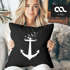 Kissenbezug Anker Vögel Anchor Birds Kissenhülle Dekokissen 40x40 Baumwolle Autiga®preview